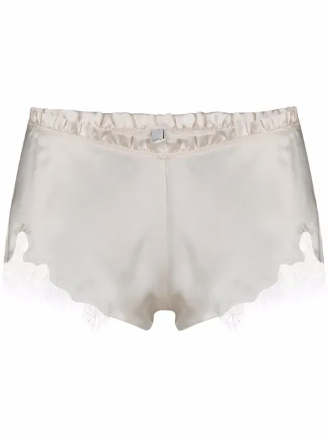 Carine Gilson shorts de pijama de seda Flottant