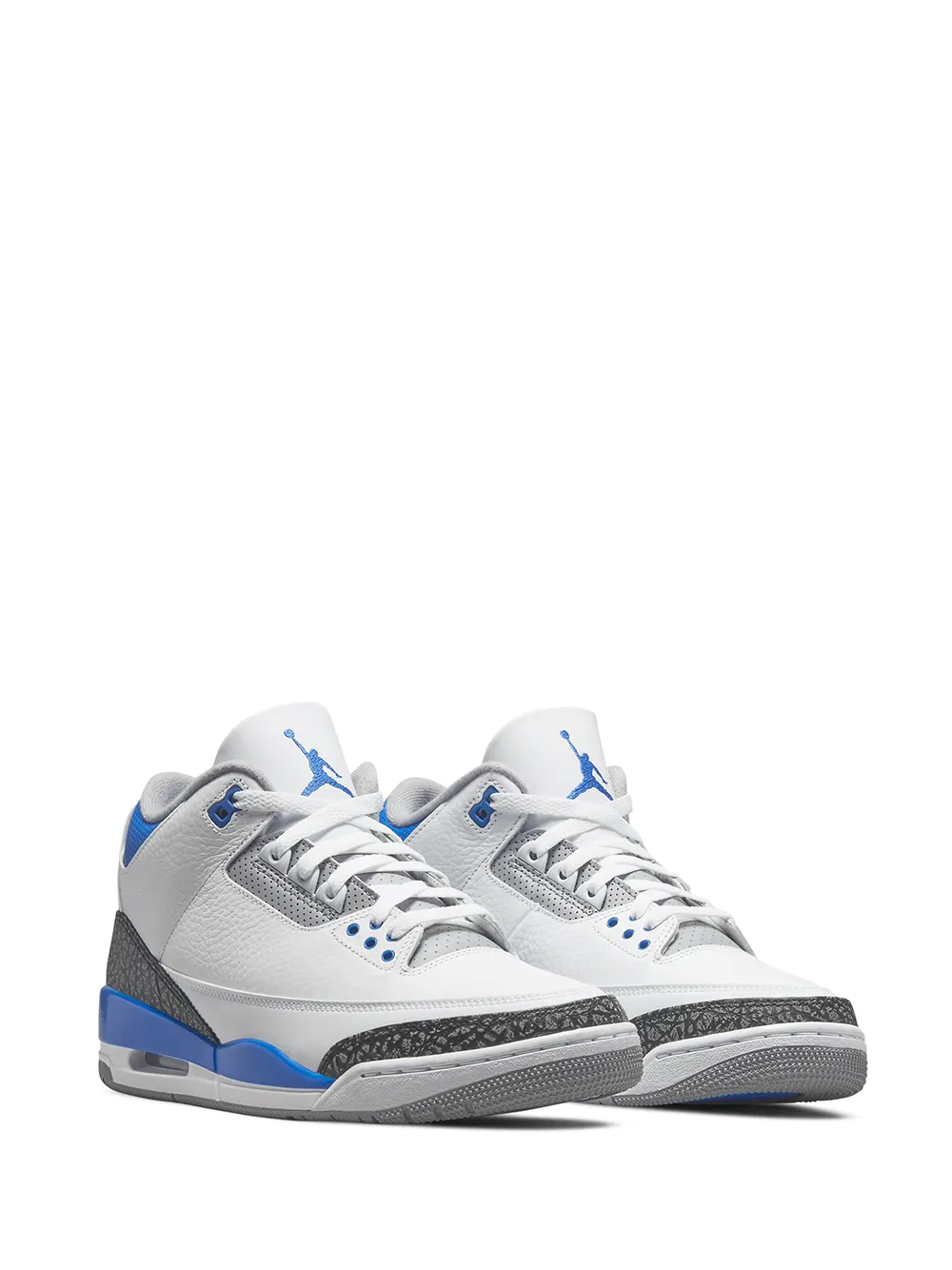 Shop Jordan Air  3 Retro "racer Blue" Sneakers In White