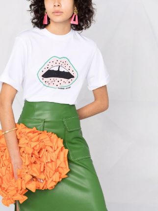 love heart lips T-shirt展示图