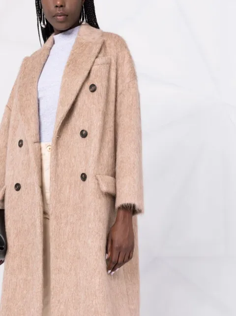 double breasted oversized coat