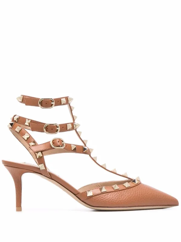 Valentino Garavani ロックスタッズ ケージ 65mm パンプス 通販 - FARFETCH
