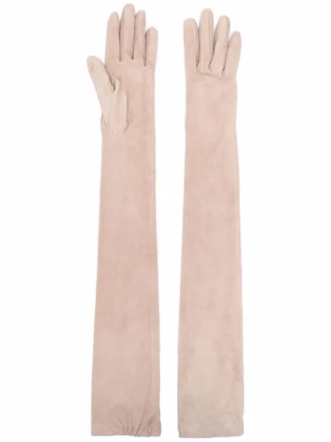 Brunello Cucinelli long-length leather gloves
