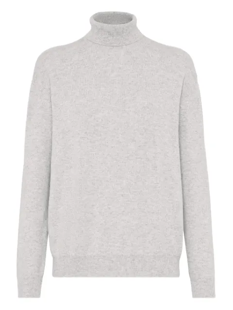 Brunello Cucinelli — roll-neck cashmere sweater