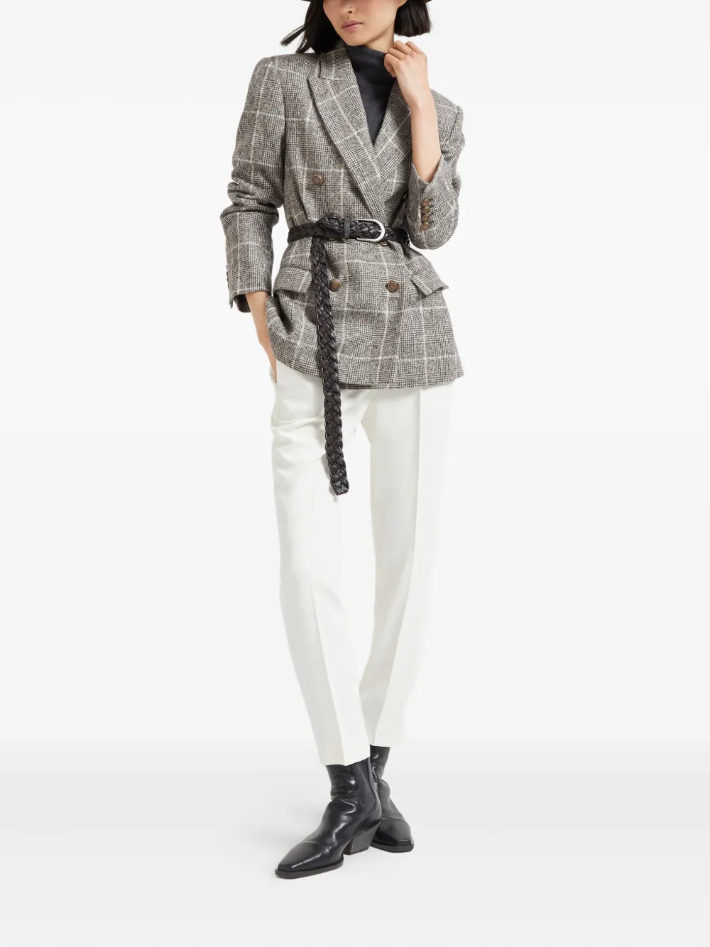 Brunello Cucinelli roll-neck cashmere sweater | Knitted Sweaters | Image 2