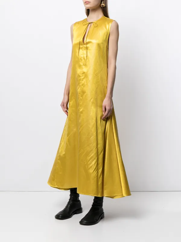 Jil Sander Sleeveless Flared Dress 