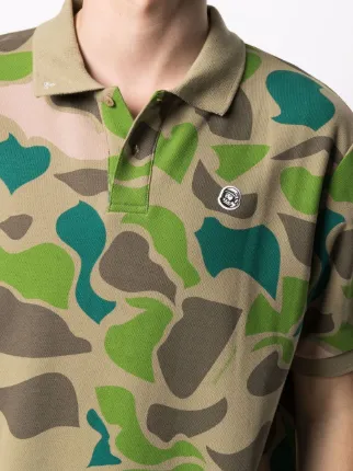 camouflage-print polo shirt展示图