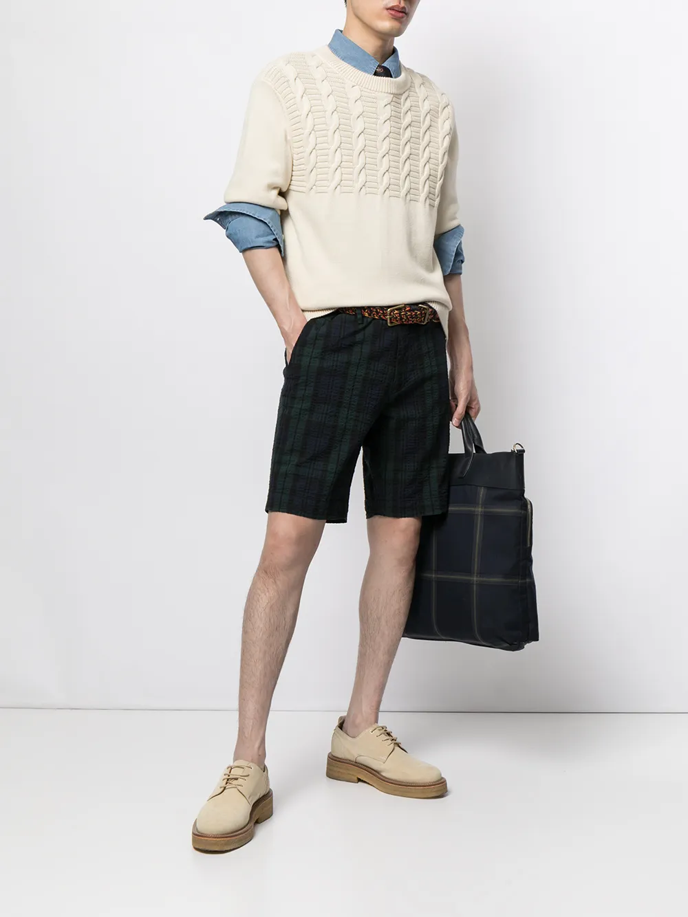 фото Polo ralph lauren шорты-бермуды в клетку