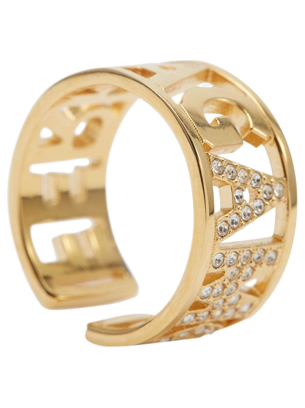 Ferragamo Ring met logo - Goud