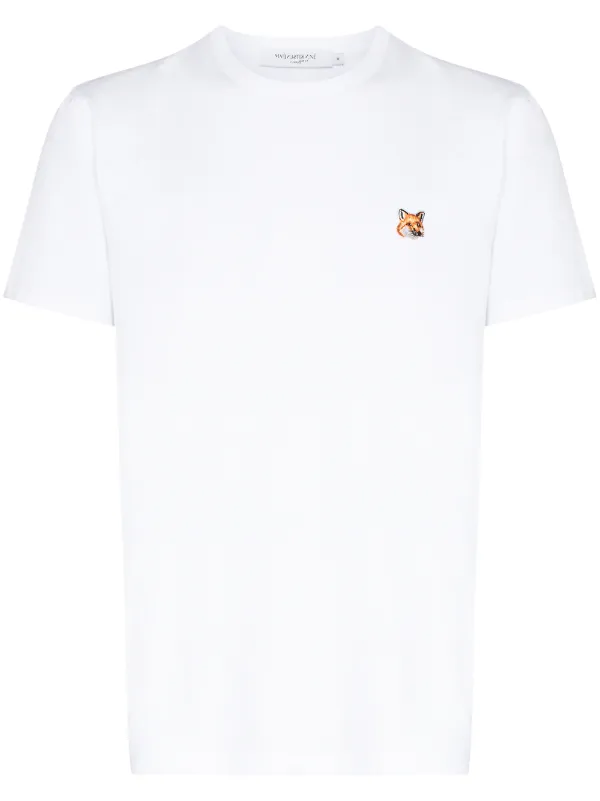 Maison Kitsuné fox-patch T-shirt - Farfetch