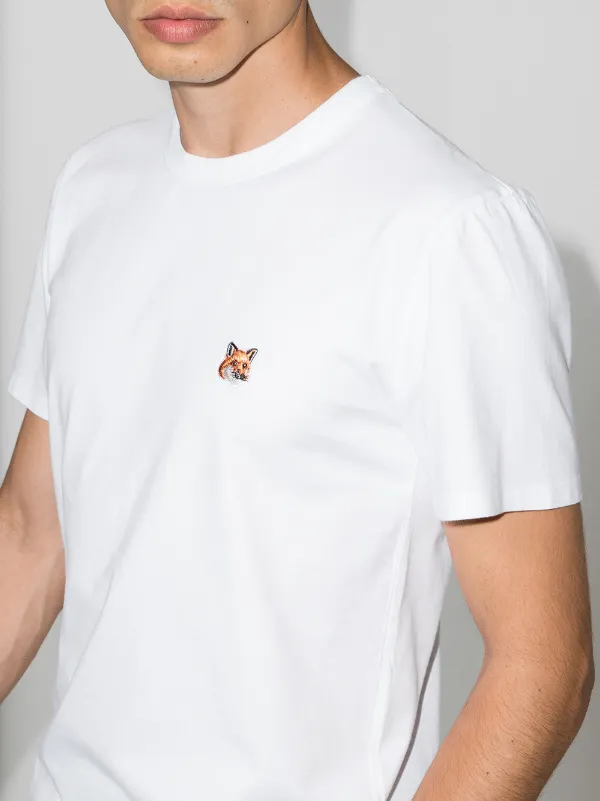 Maison Kitsuné fox-patch T-shirt - Farfetch