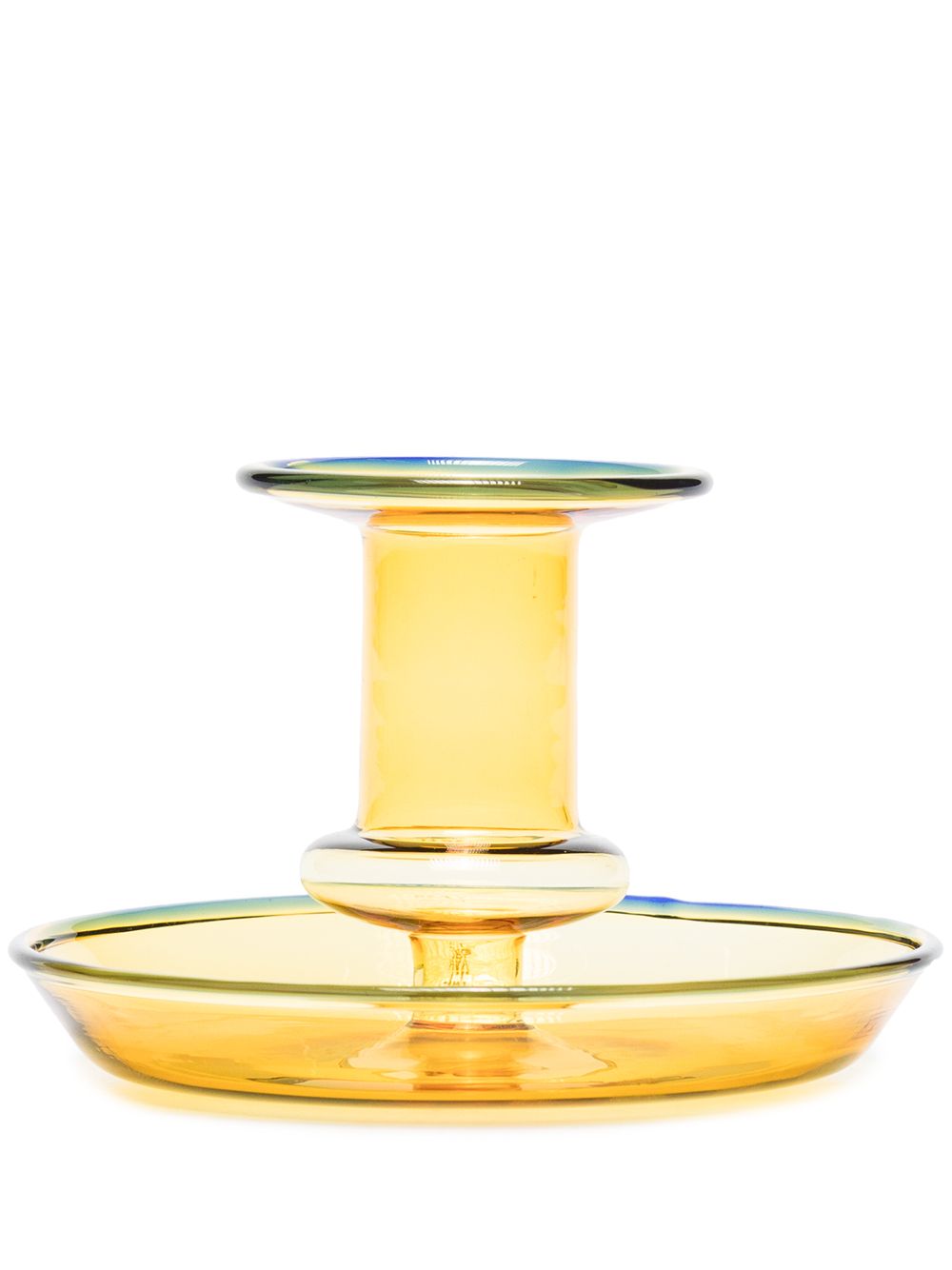 

HAY Flare glass candleholder - Yellow