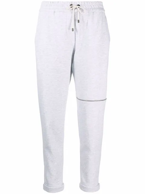 Brunello Cucinelli pants con detalle de franja
