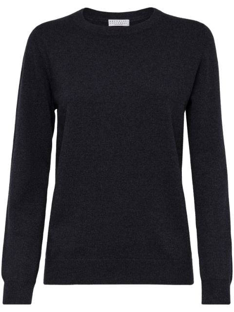 Brunello Cucinelli long-sleeved cashmere-knit top Women