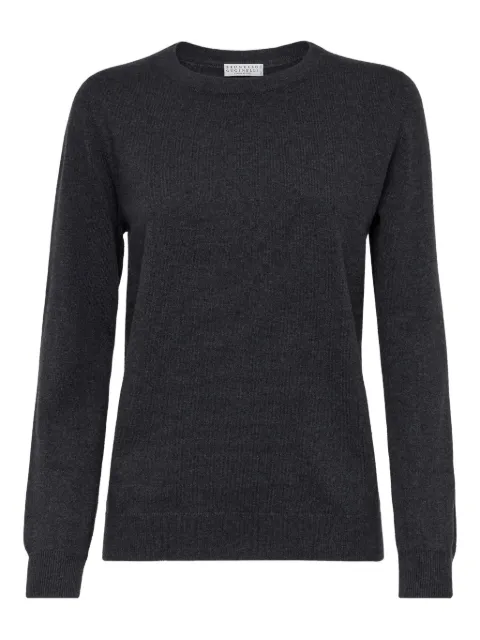 Brunello Cucinelli long-sleeved cashmere-knit top