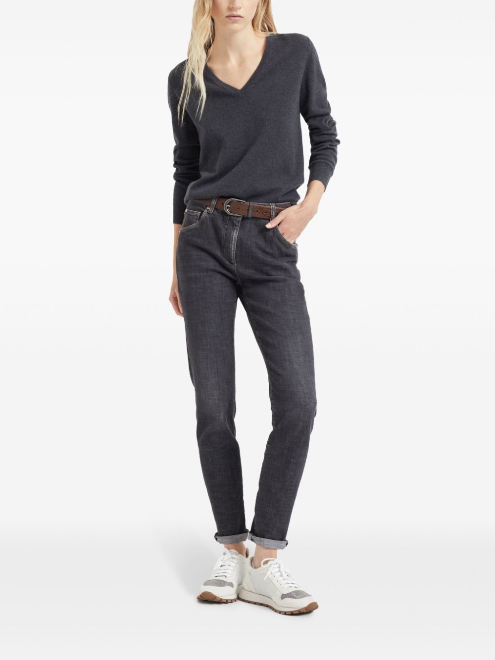 Find affordable products Brunello Cucinelli cashmere fine-knit jumper Women