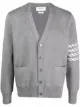 Image 1 of Thom Browne 4-Bar stripe cardigan