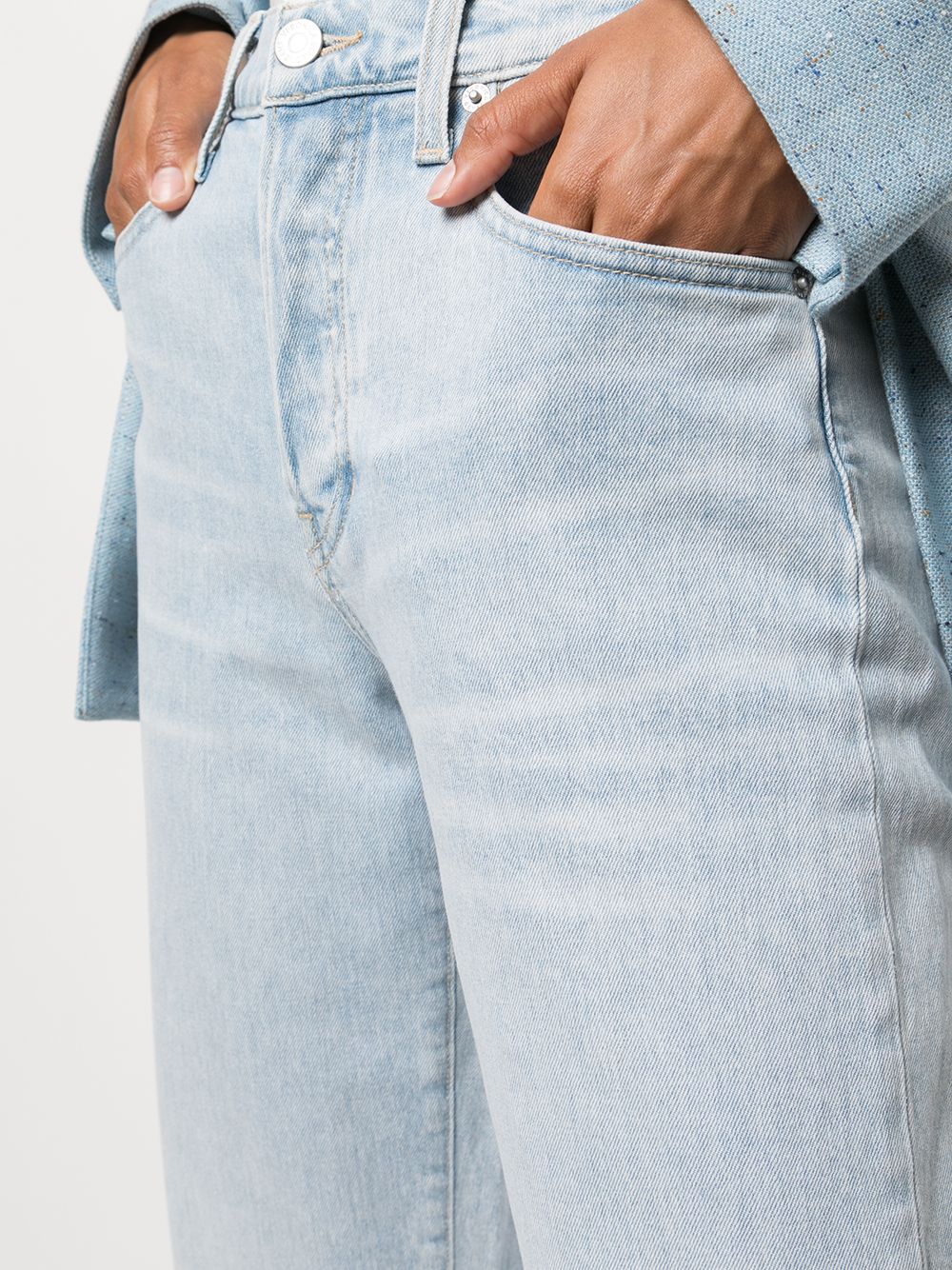 фото Veronica beard прямые джинсы blake с завышенной талией