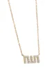 Yataghan 18kt yellow gold Allah diamond necklace
