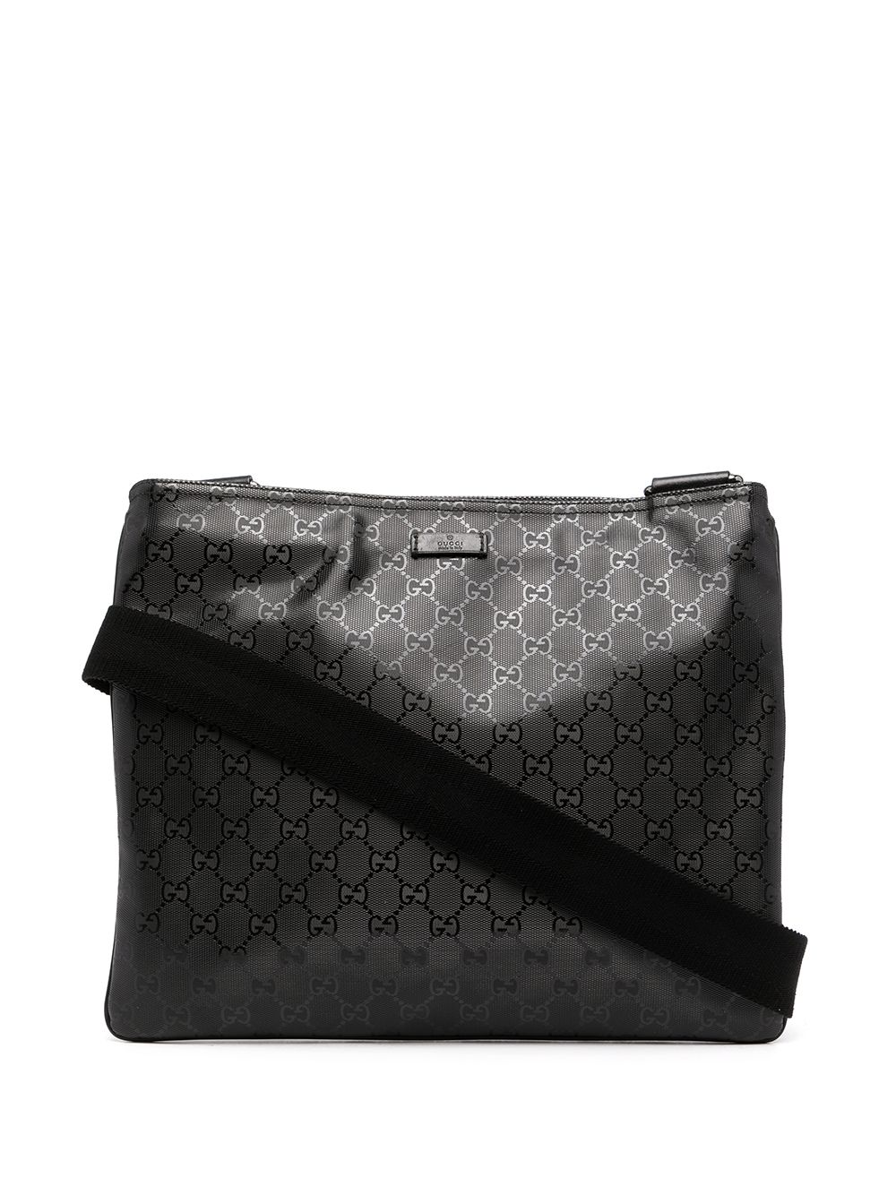 фото Gucci pre-owned сумка через плечо с узором gg