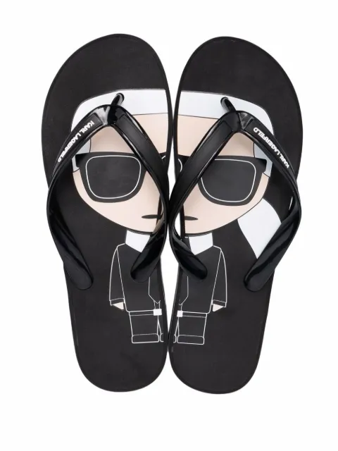 Karl Lagerfeld Flip-Flops Mit Ikonik-Motiv - Farfetch