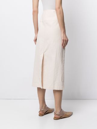 draped panel straight skirt展示图