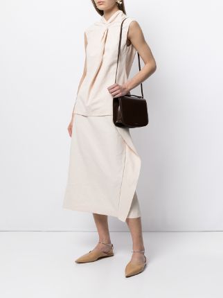 draped panel straight skirt展示图