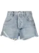 Image 1 of Citizens of Humanity Annabelle fringed-edge denim shorts