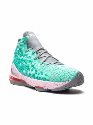 Nike Kids LeBron 17 South Beach Sneakers Grun FARFETCH AT