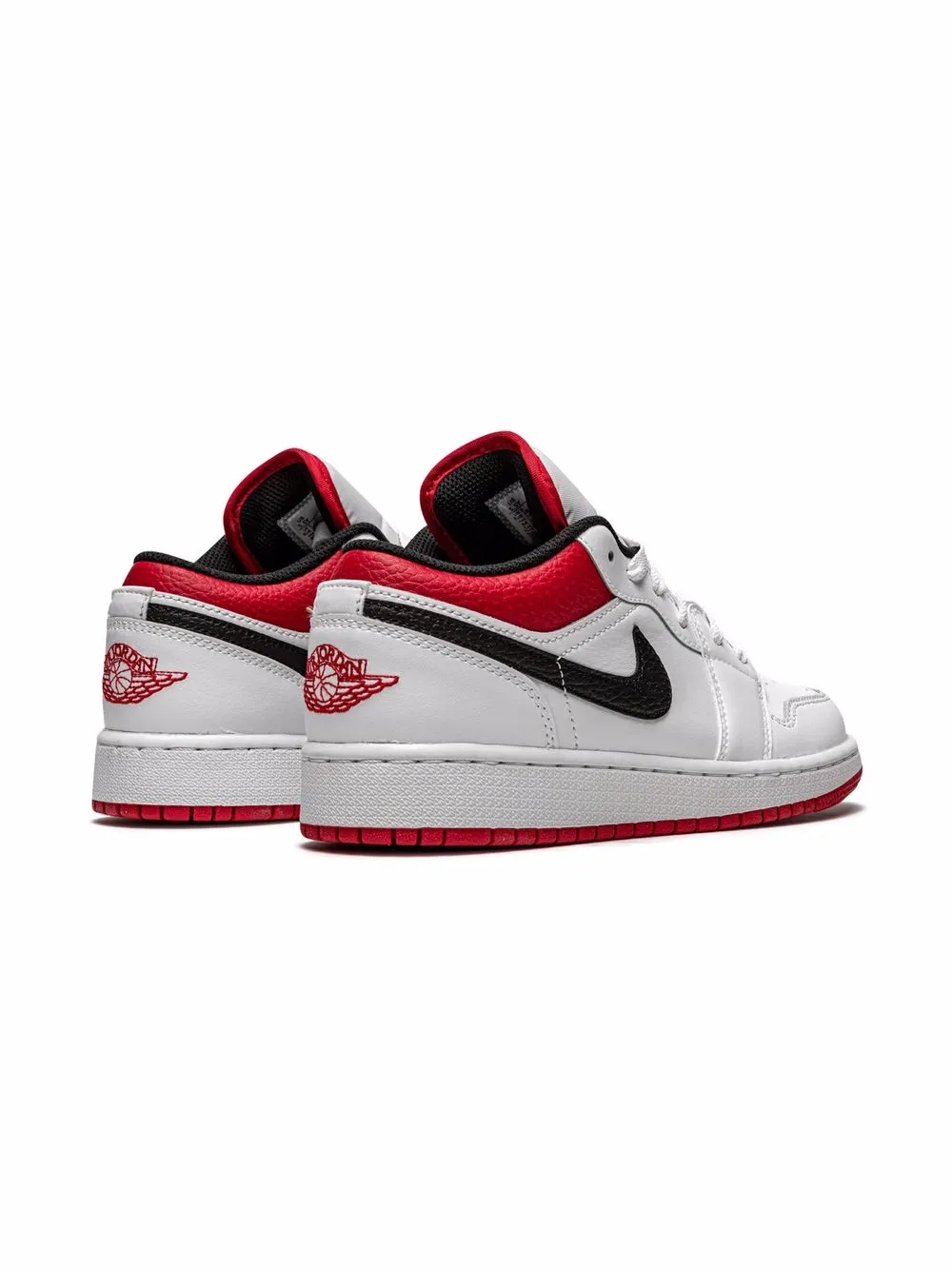 Air Jordan 1 Low "White/Gym Red" Sneakers