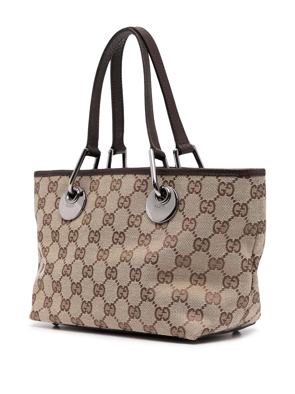 фото Gucci pre-owned сумка-тоут с монограммой gg
