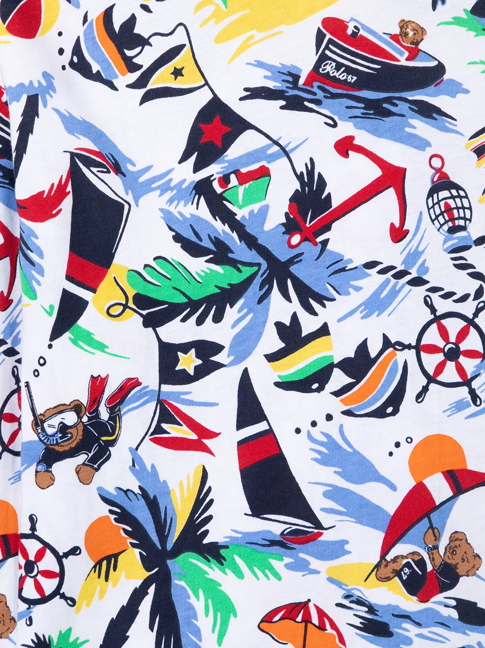 фото Ralph lauren kids худи с принтом polo bear