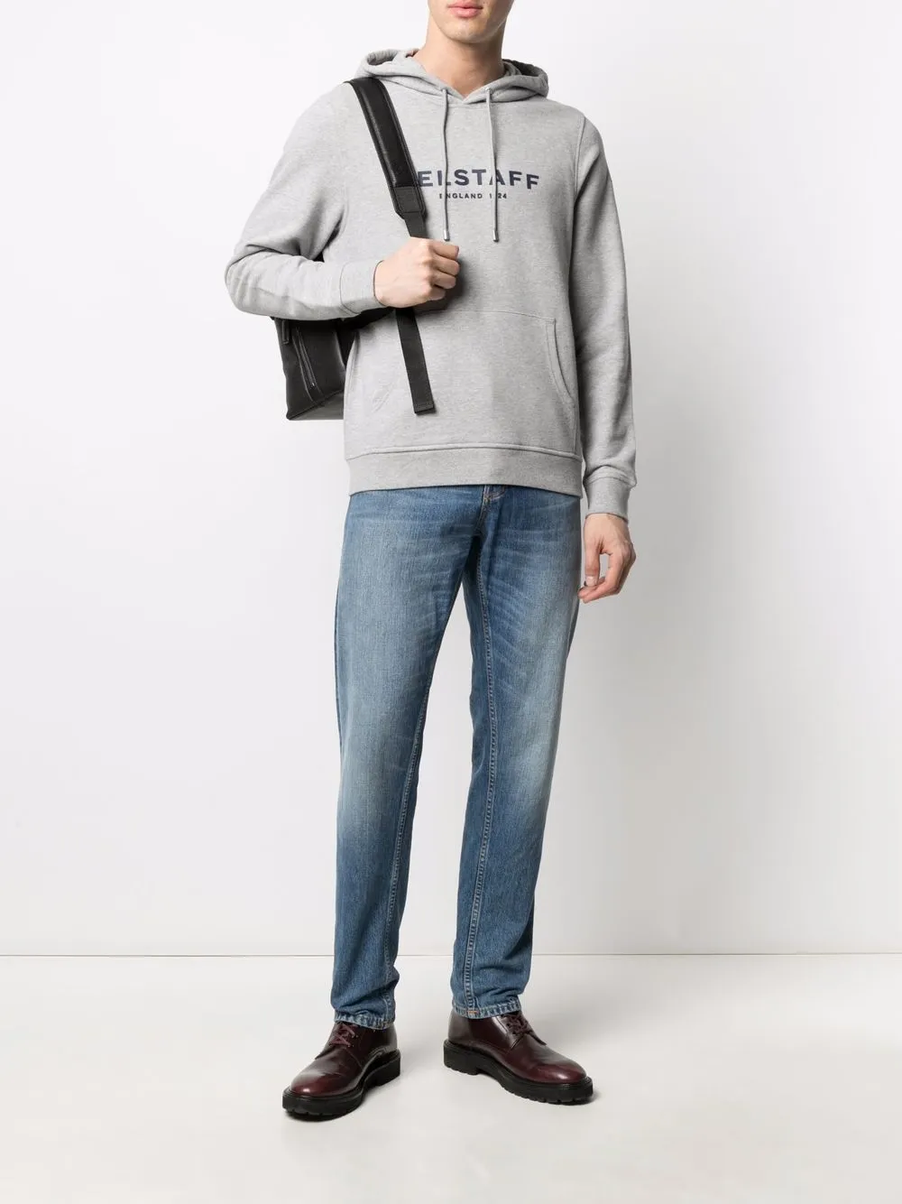 фото Belstaff худи с логотипом