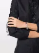 Image 2 of Saint Laurent shell logo-plaque braided bracelet