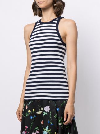 horizontal-stripe tank top展示图