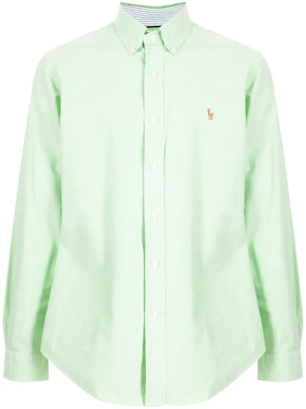 Polo Ralph Lauren Embroidered Logo Polo Shirt - Farfetch