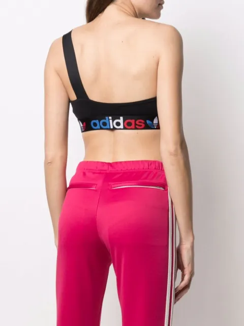 ADIDAS Adicolor Tricolor Primeblue Asymmetric One Shoulder Top - BLACK -  384630100 | Tillys