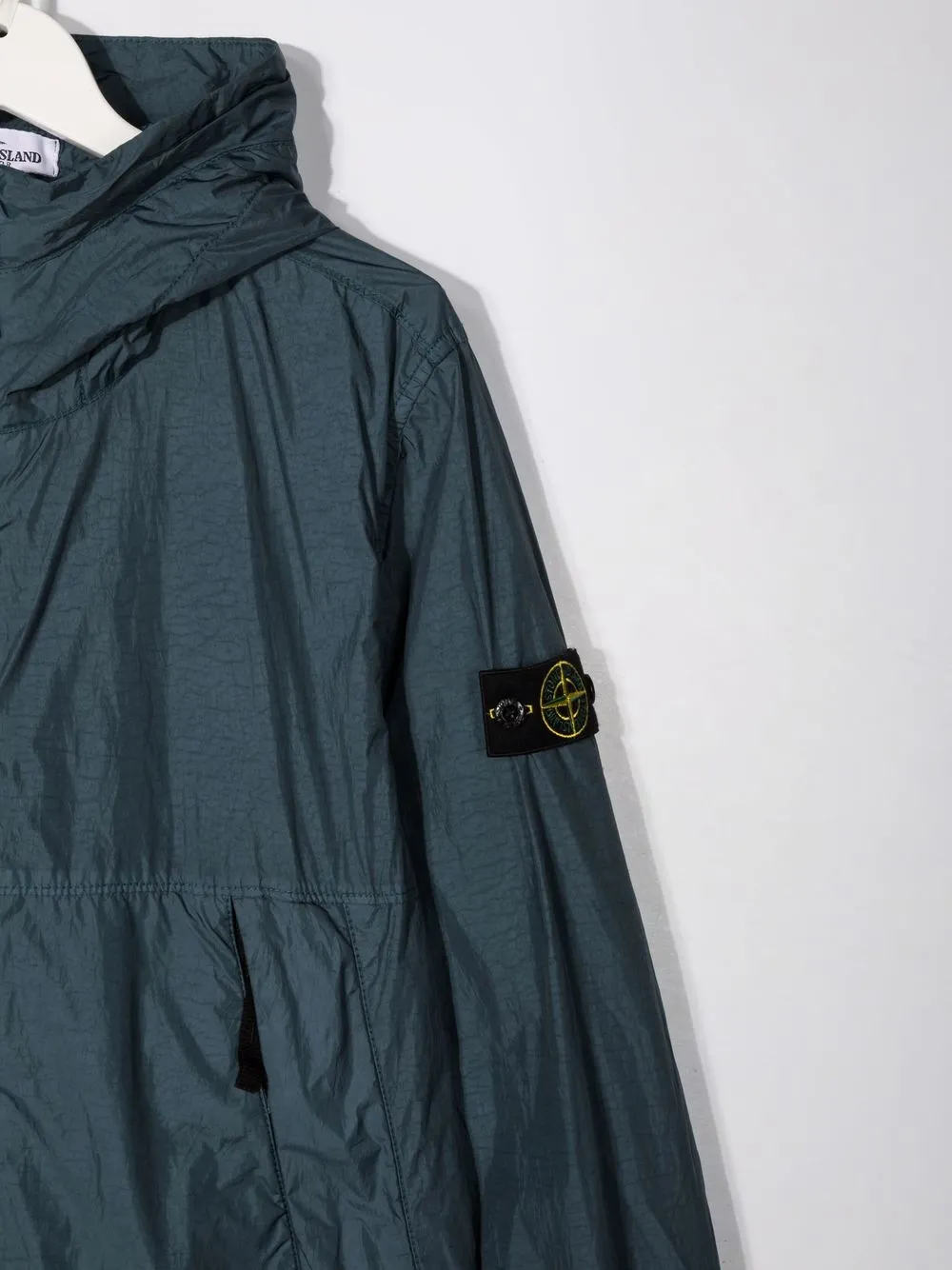 фото Stone island junior легкая куртка с нашивкой-логотипом