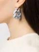 Image 2 of Bottega Veneta twisted hoop earrings