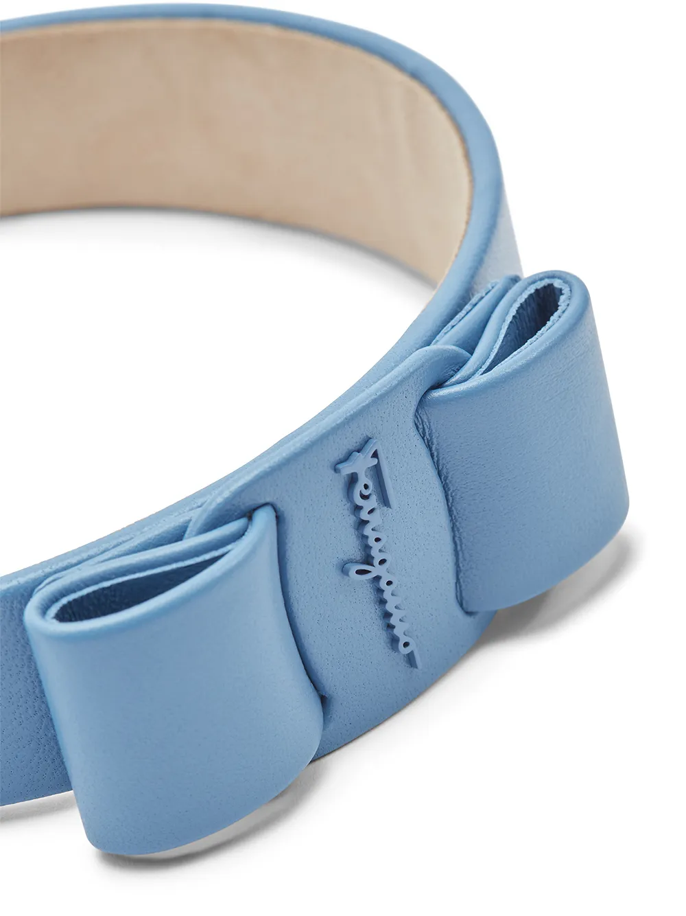Image 2 of Salvatore Ferragamo Vara Bow leather headband