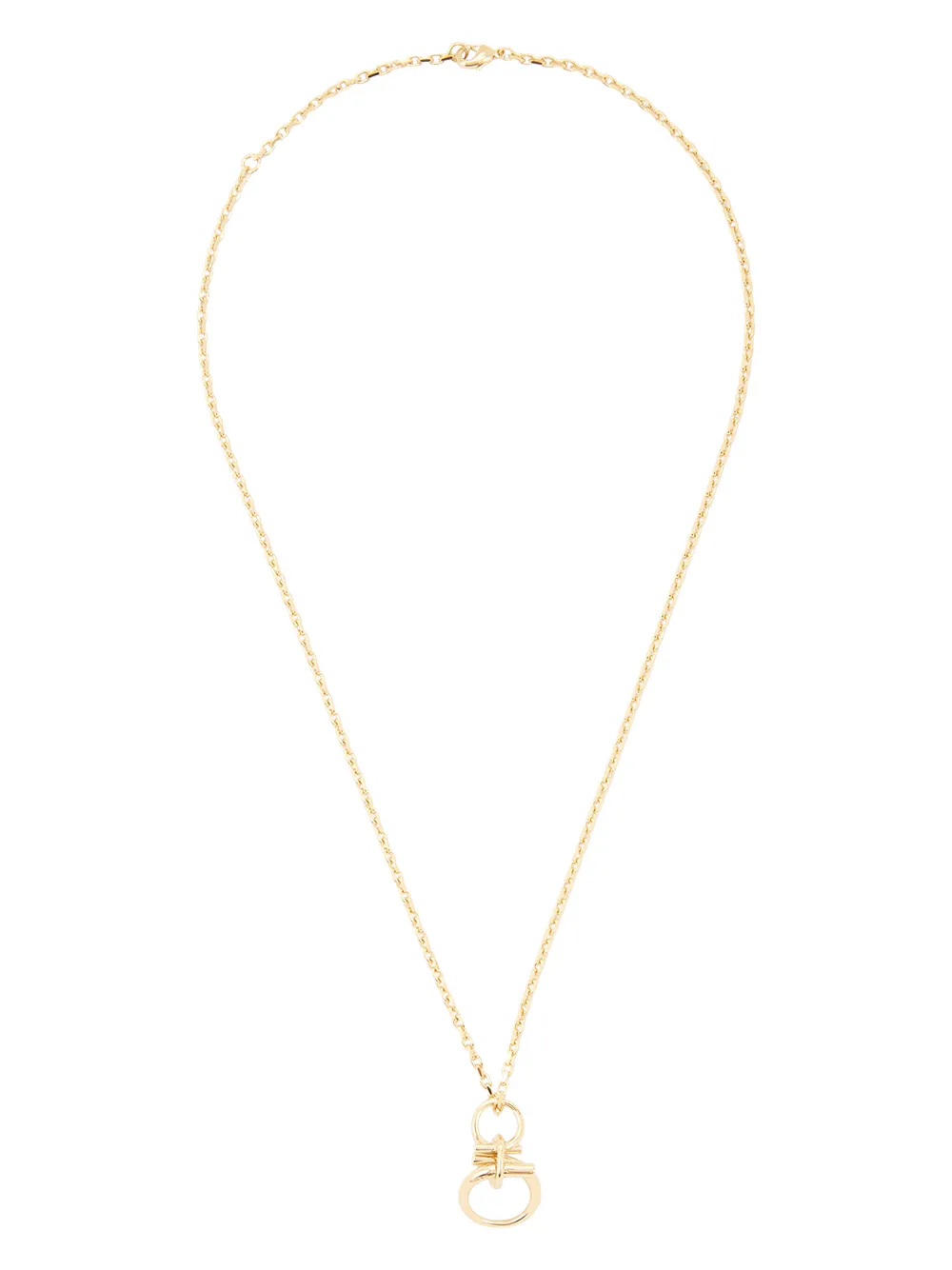 Image 1 of Salvatore Ferragamo Gancini pendant necklace