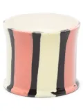 HAY vertical-stripe scented candle - Yellow