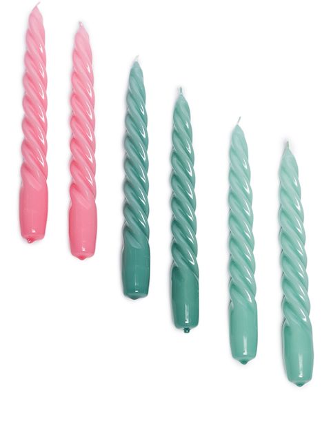 HAY Spiral candles (set of six)