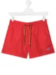 Image 1 of K Way Kids TEEN logo-patch swim shorts