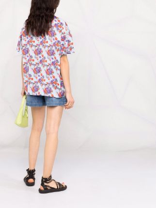 floral print top展示图