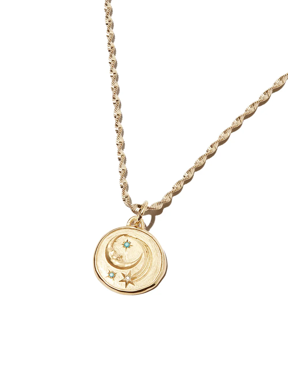 Image 2 of Hermina Athens Luna Medusa chain necklace