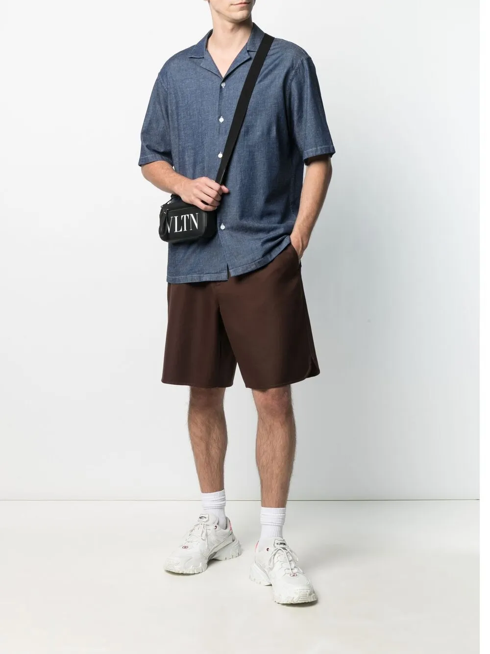 фото Valentino шорты-бермуды с эластичным поясом