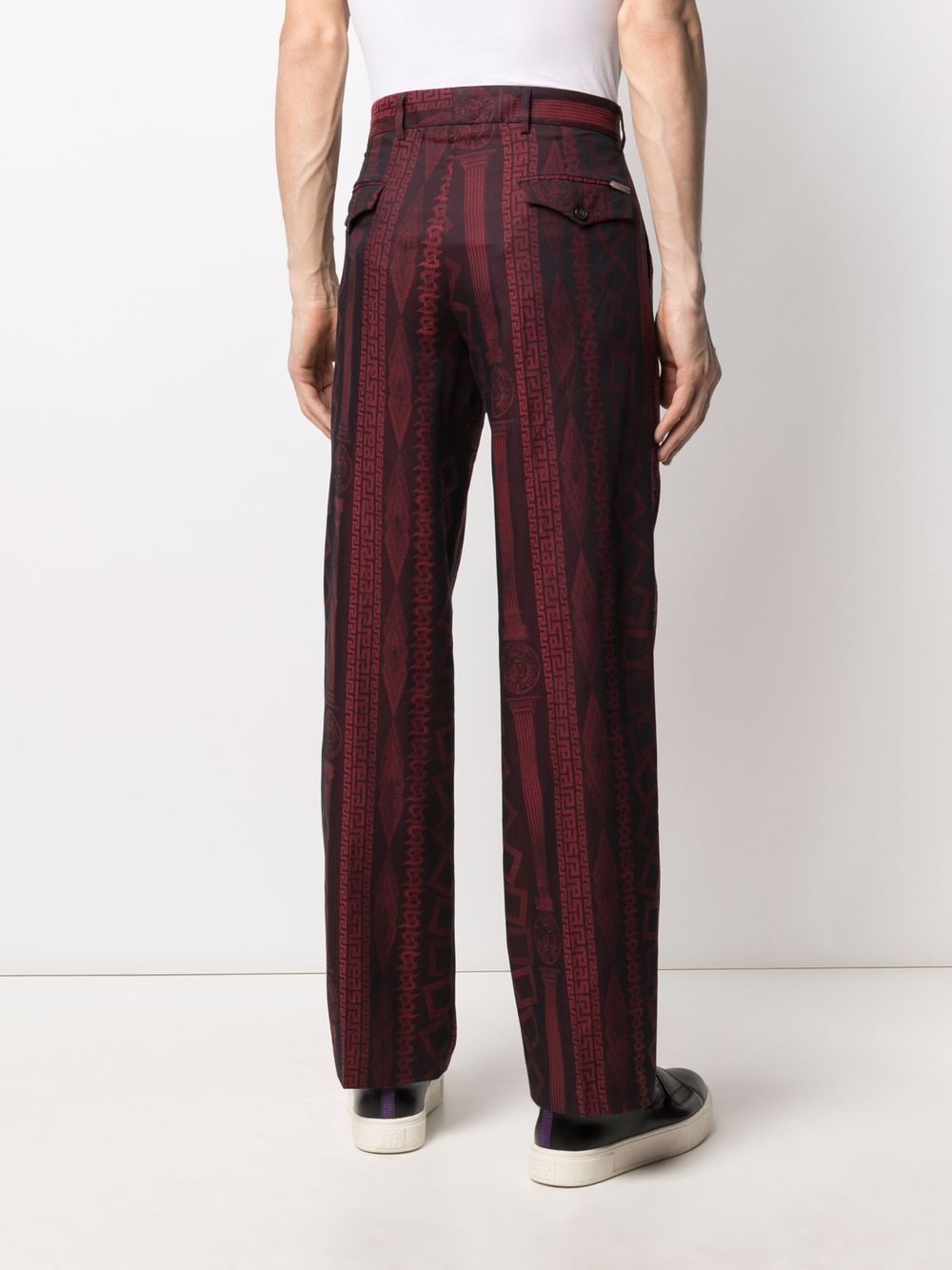 Aries Tailored Column Jacquard Trousers - Farfetch