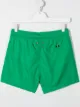Image 2 of K Way Kids TEEN logo-patch swim shorts