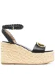 Image 1 of Valentino Garavani VLogo wedge sandals