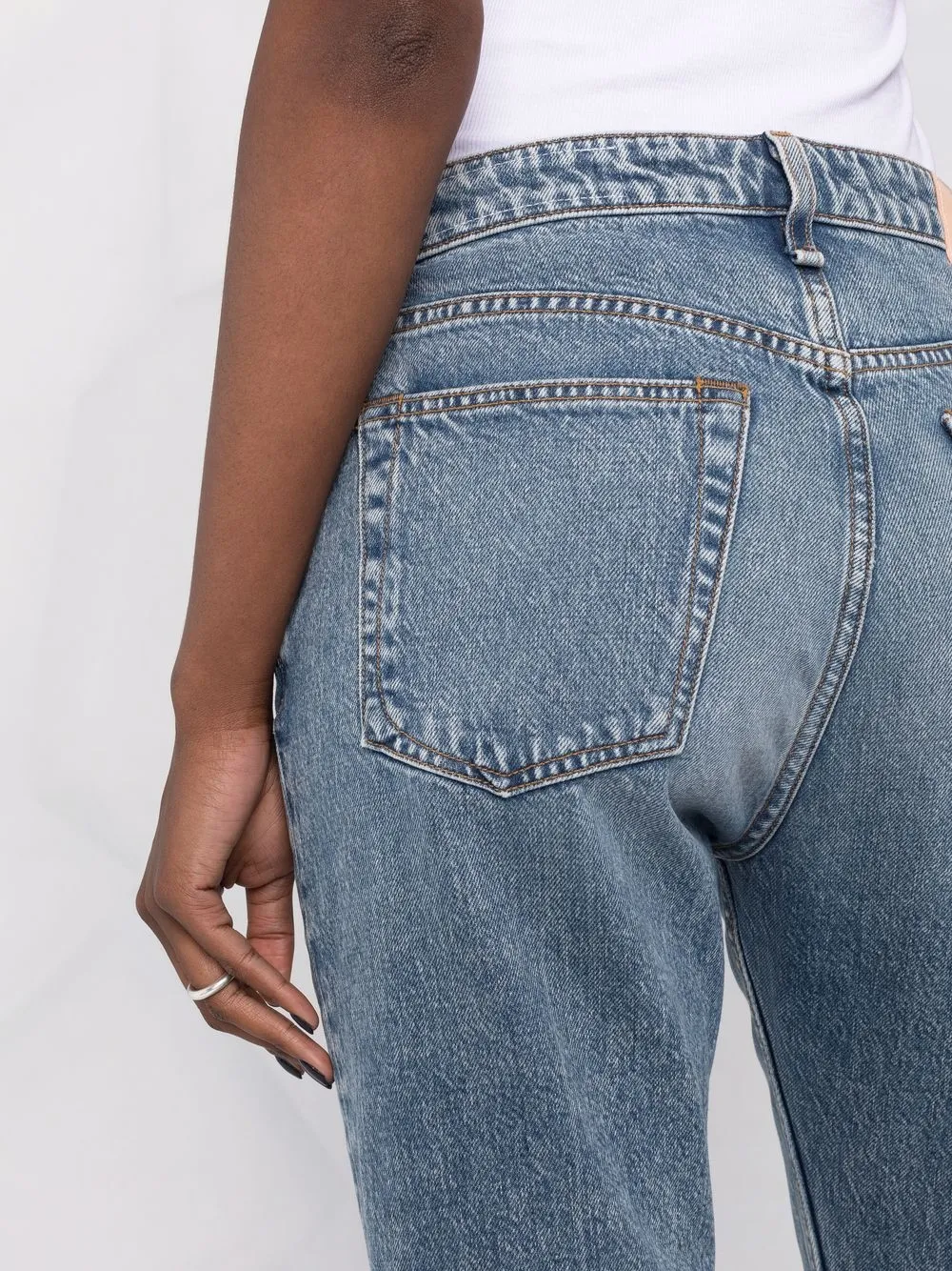 фото Rag & bone укороченные джинсы средней посадки